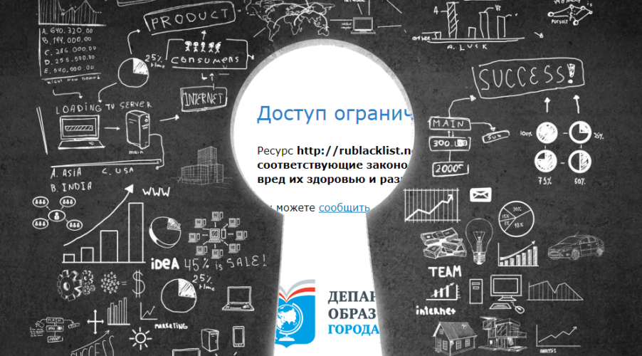 Дело об образовательной блокировке
